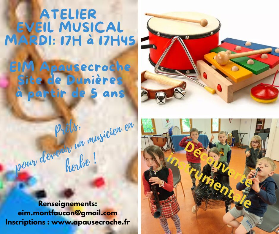 Image informations ATELIER EVEIL MUSICAL